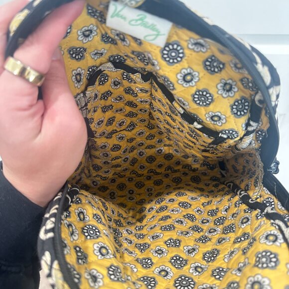 Vintage Vera Bradley Backpack in Yellow Bird Pattern